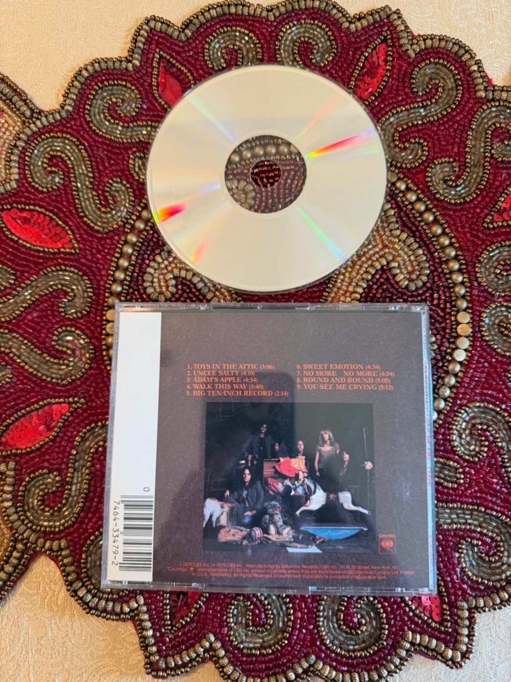 Aerosmith "Toys in the Attic" used CD - Picture 2 of 2